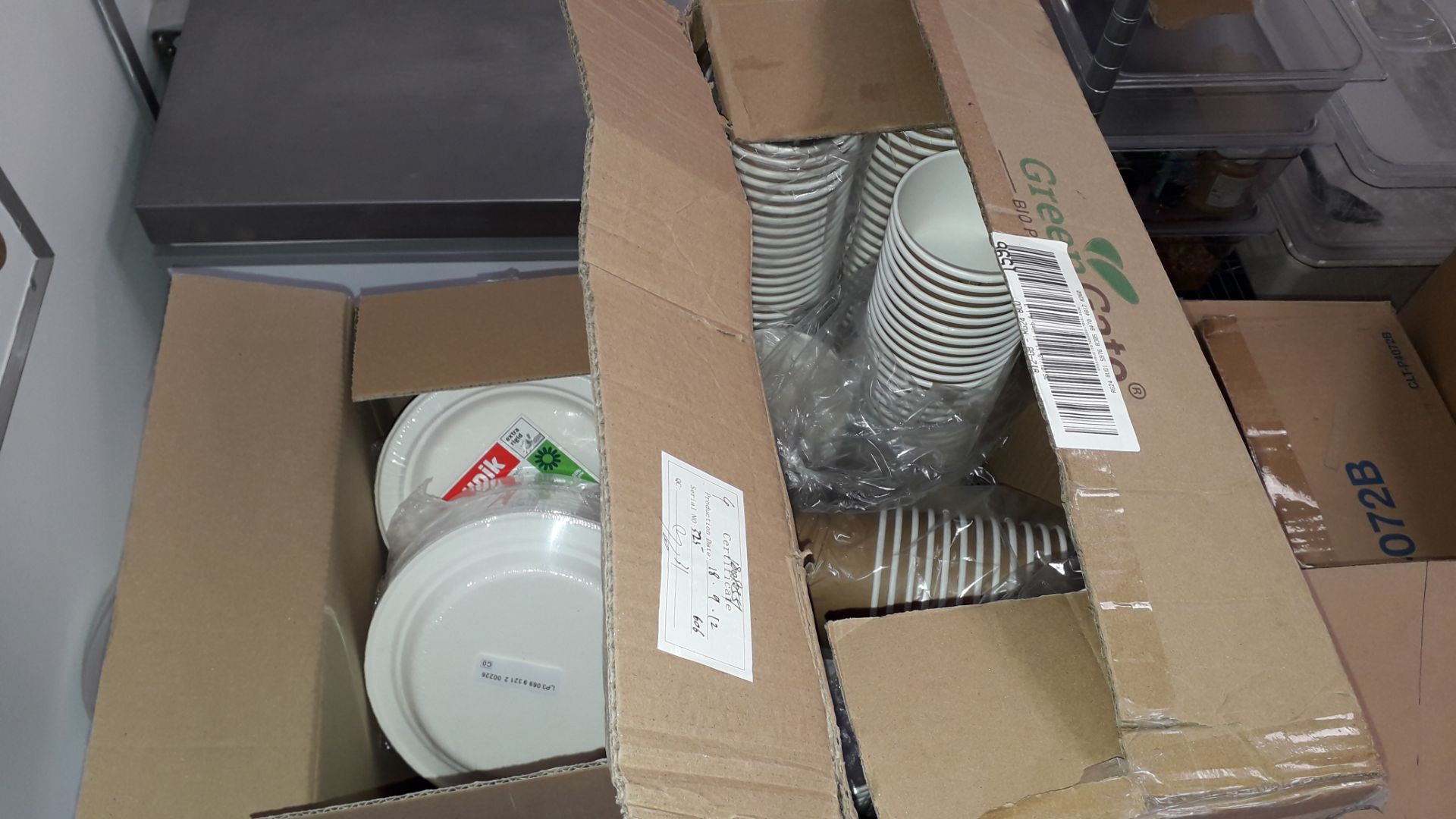 Quantity of Various Disposable Catering Consumables to include Plates, Bowls, Paper Cups, Cutlery - Image 4 of 5