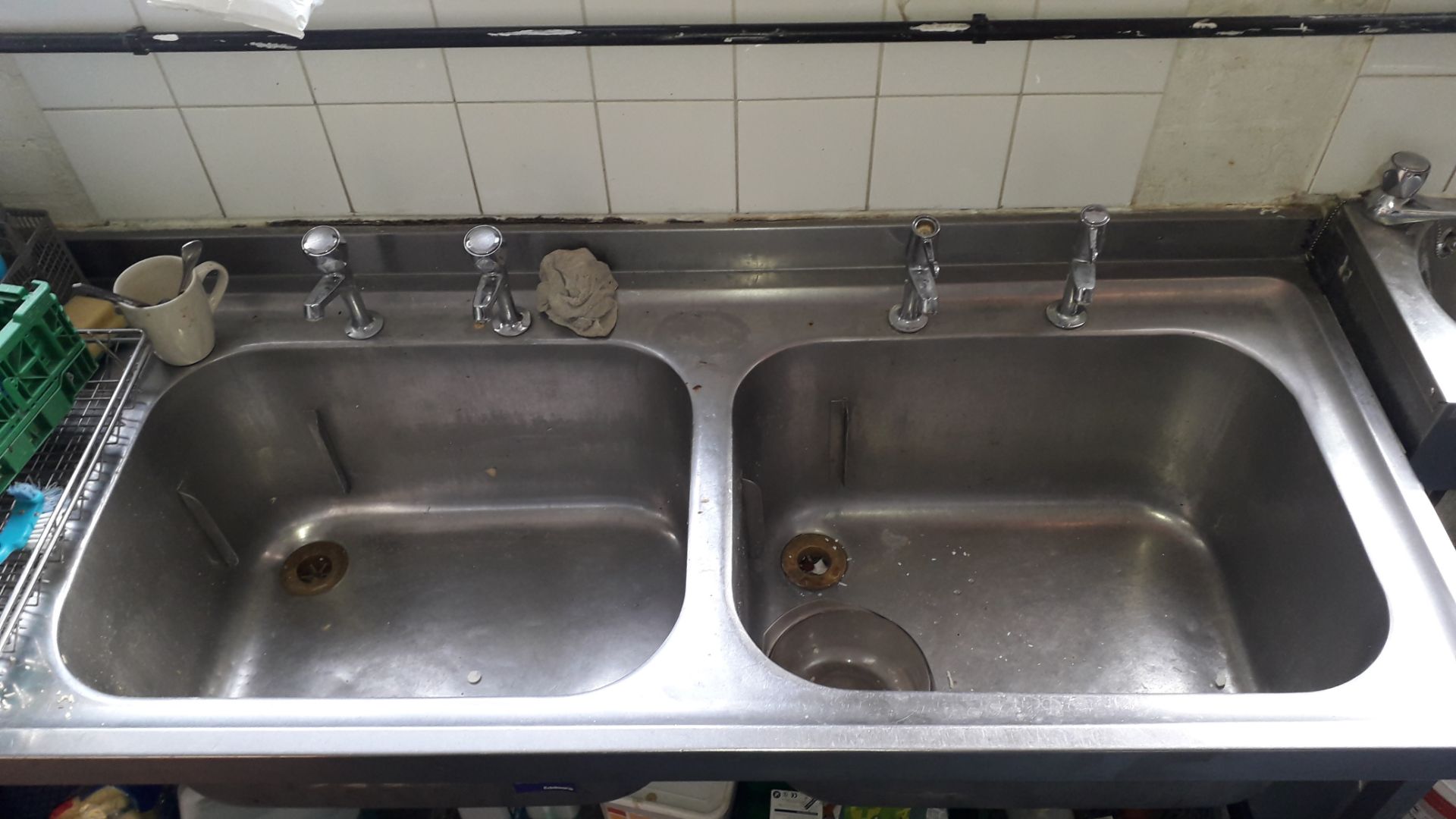 Stainless Steel Double Sink with Left Hand Drainer - Image 2 of 2