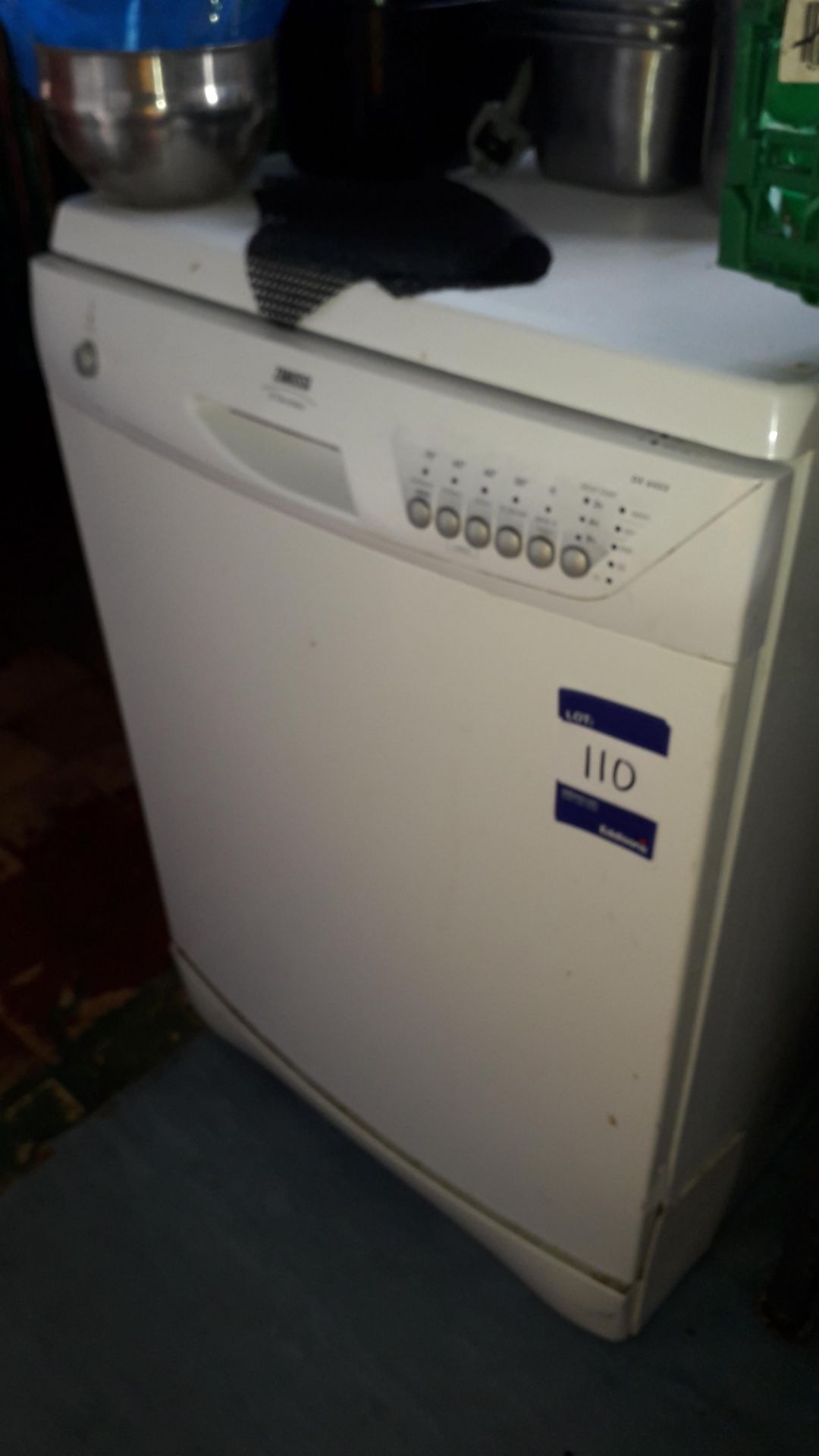 Essentials CTL55W18 240Ltr Upright Refrigerator 1450 x 550 and Zanussi DX6453 Dishwasher. Located at - Image 4 of 5
