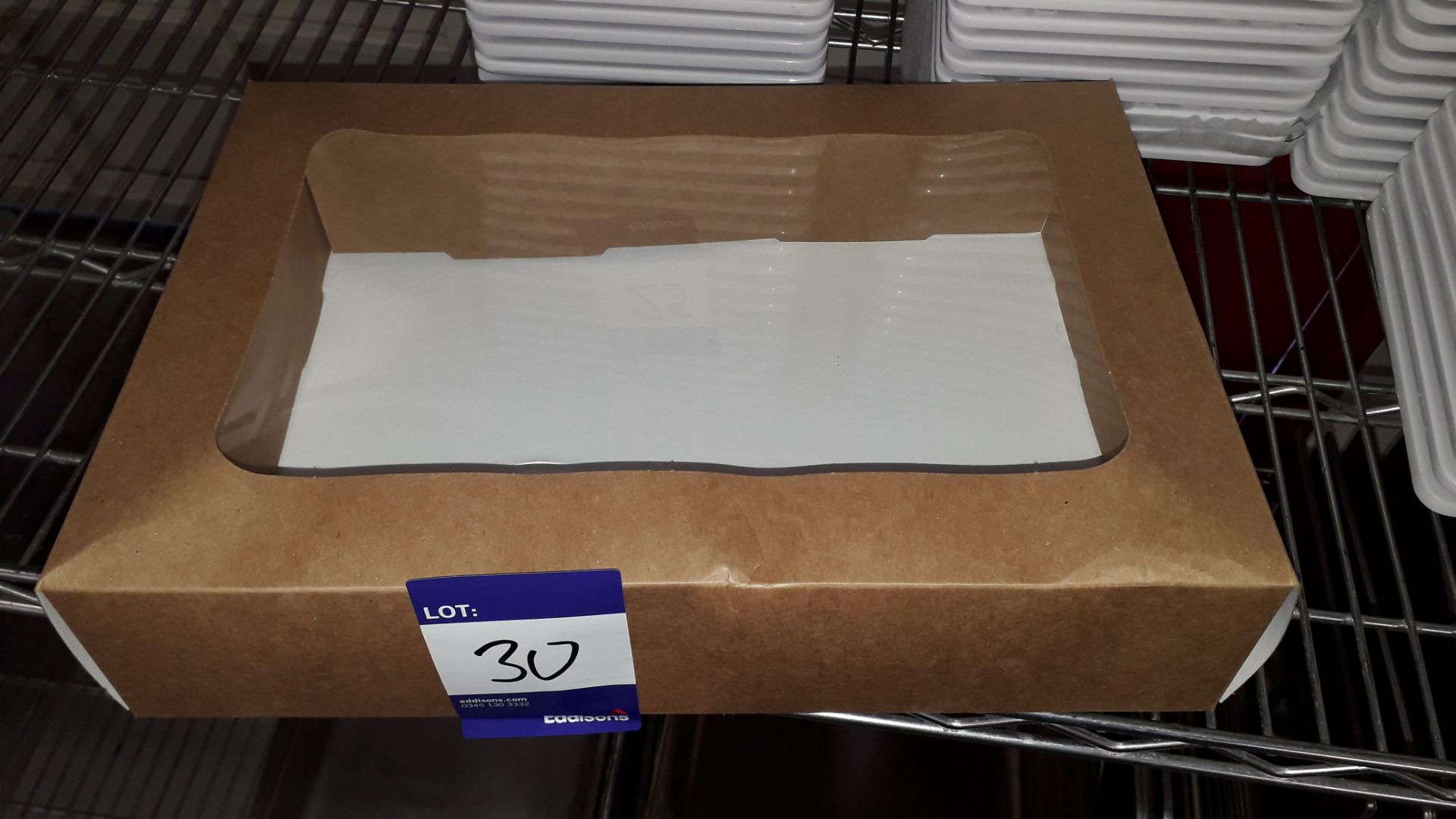 Quantity of Flat pack Food Packaging boxes and Small Quantity of Disposable Platter trays. Located - Image 3 of 3