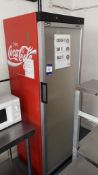 Derby SC 45 ST Glazed Single Door Display Refrigerator with Coca Cola Livery, Serial Number 0907-