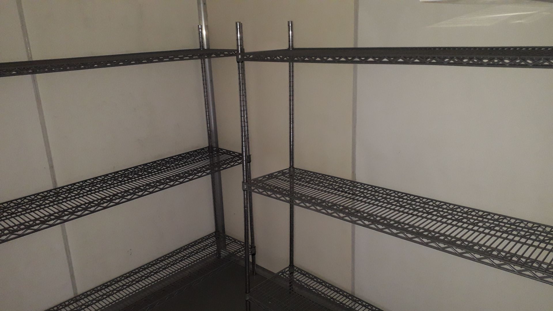 3 x Bays Adjustable Wire Shelving to Cold Room (2 x 1500mm and 1 x 1200mm). Located at Fresco's - Image 3 of 3