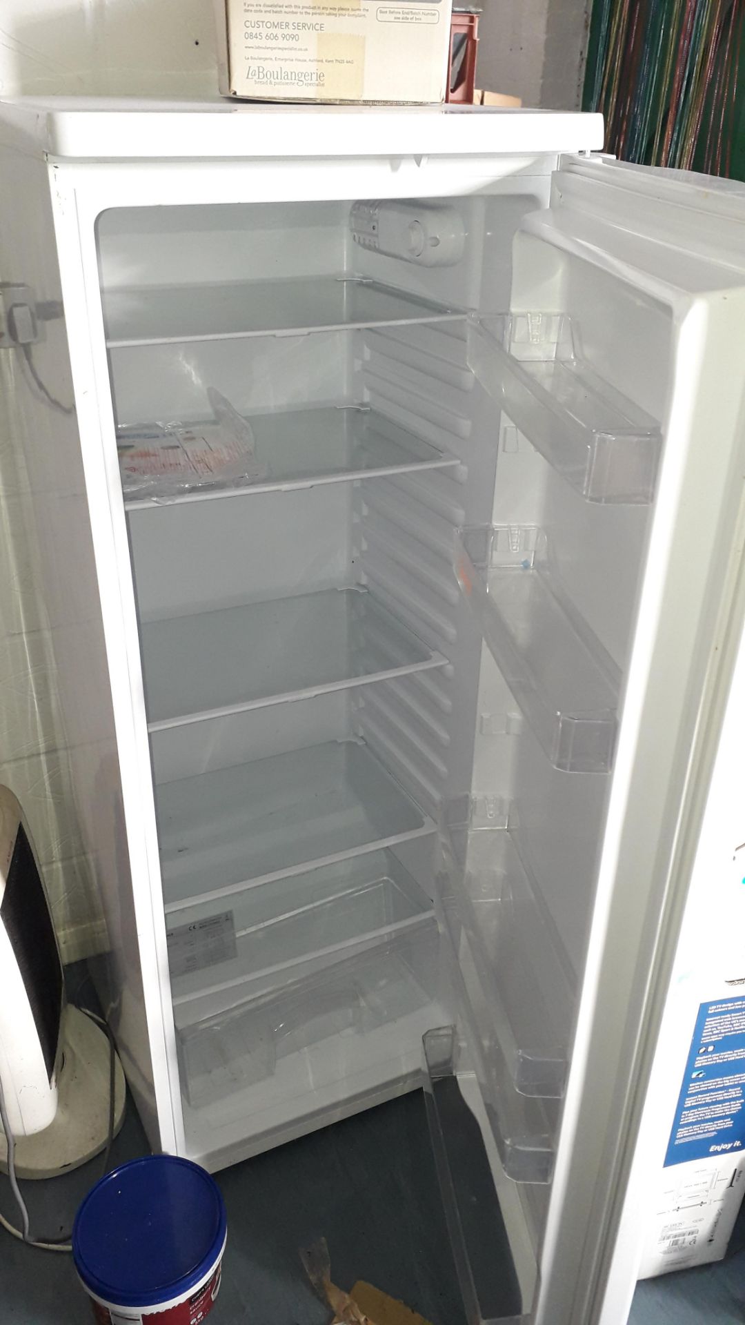 Essentials CTL55W18 240Ltr Upright Refrigerator 1450 x 550 and Zanussi DX6453 Dishwasher. Located at - Image 2 of 5