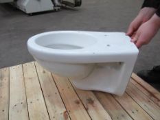 Concealed toilet kit, including ceramic pan (boxed)