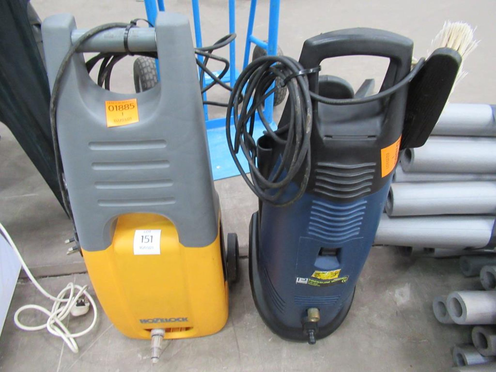 2 x pressure washers