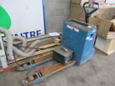 Electric Powered Pallet Truck with Battery Charger