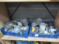 Two Crates of Various Castors