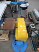 Unbranded Blue and Yellow Floor Scrubber