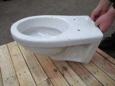 Concealed toilet kit, including ceramic pan (boxed)
