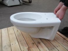 Concealed toilet kit, including ceramic pan (boxed)