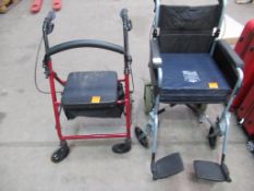 Disability wheelchair and trolley