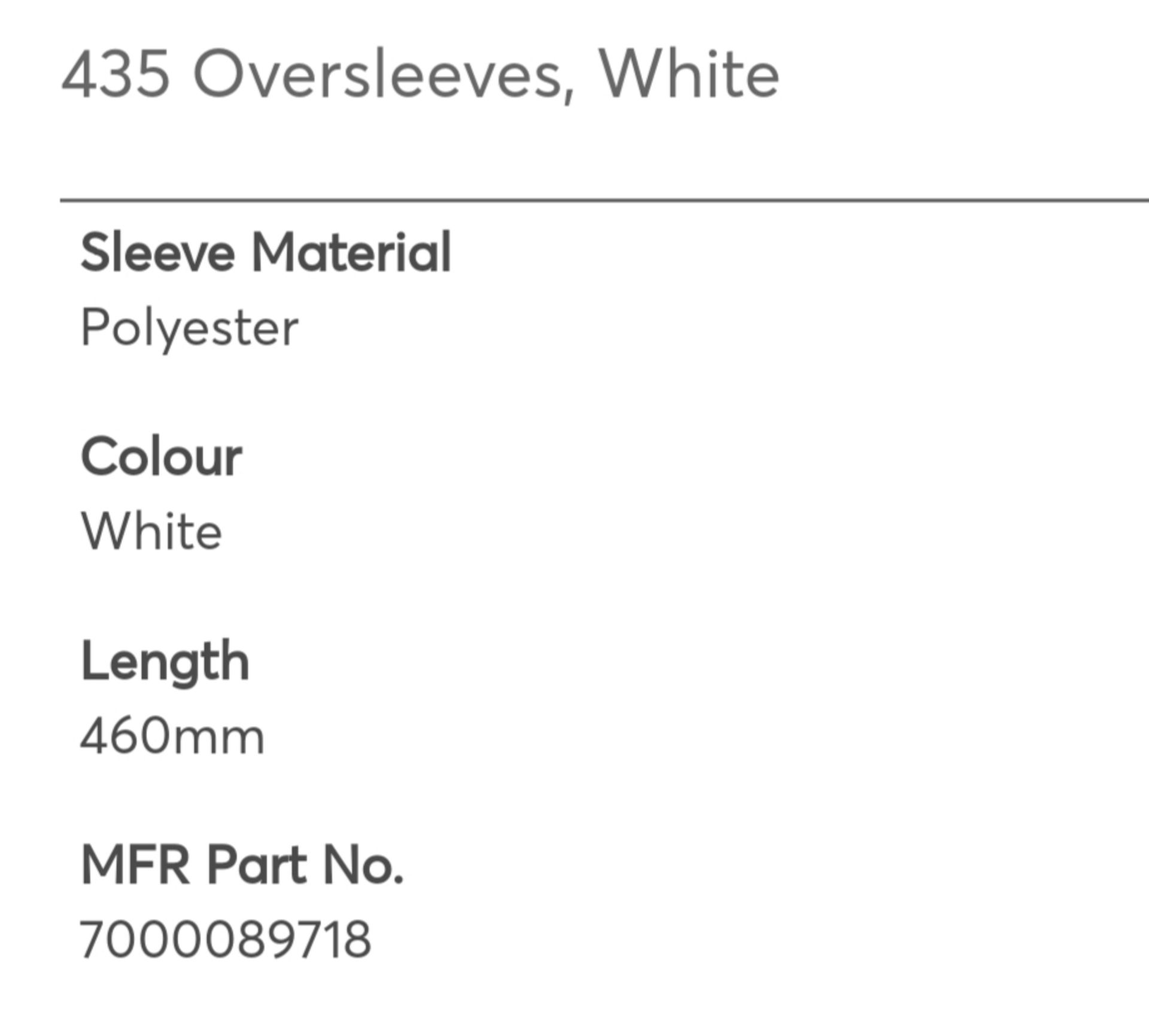 300 x 3M 435 Protective Oversleeves - Image 7 of 7