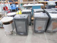 6 x industrial pan heaters and 11 x gas bottle heaters