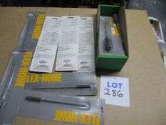 Flex-hone deburring tools
