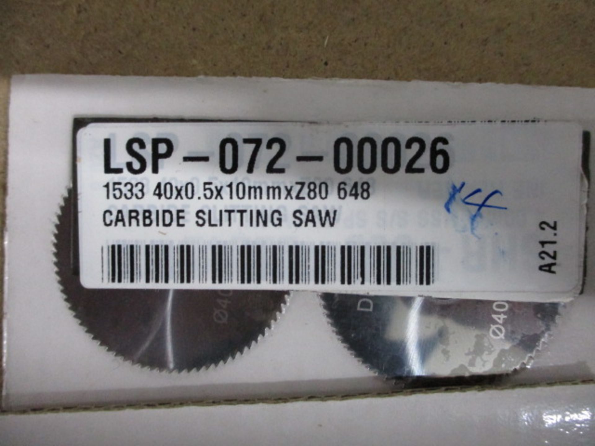 Carbide slitting saws - Image 2 of 3