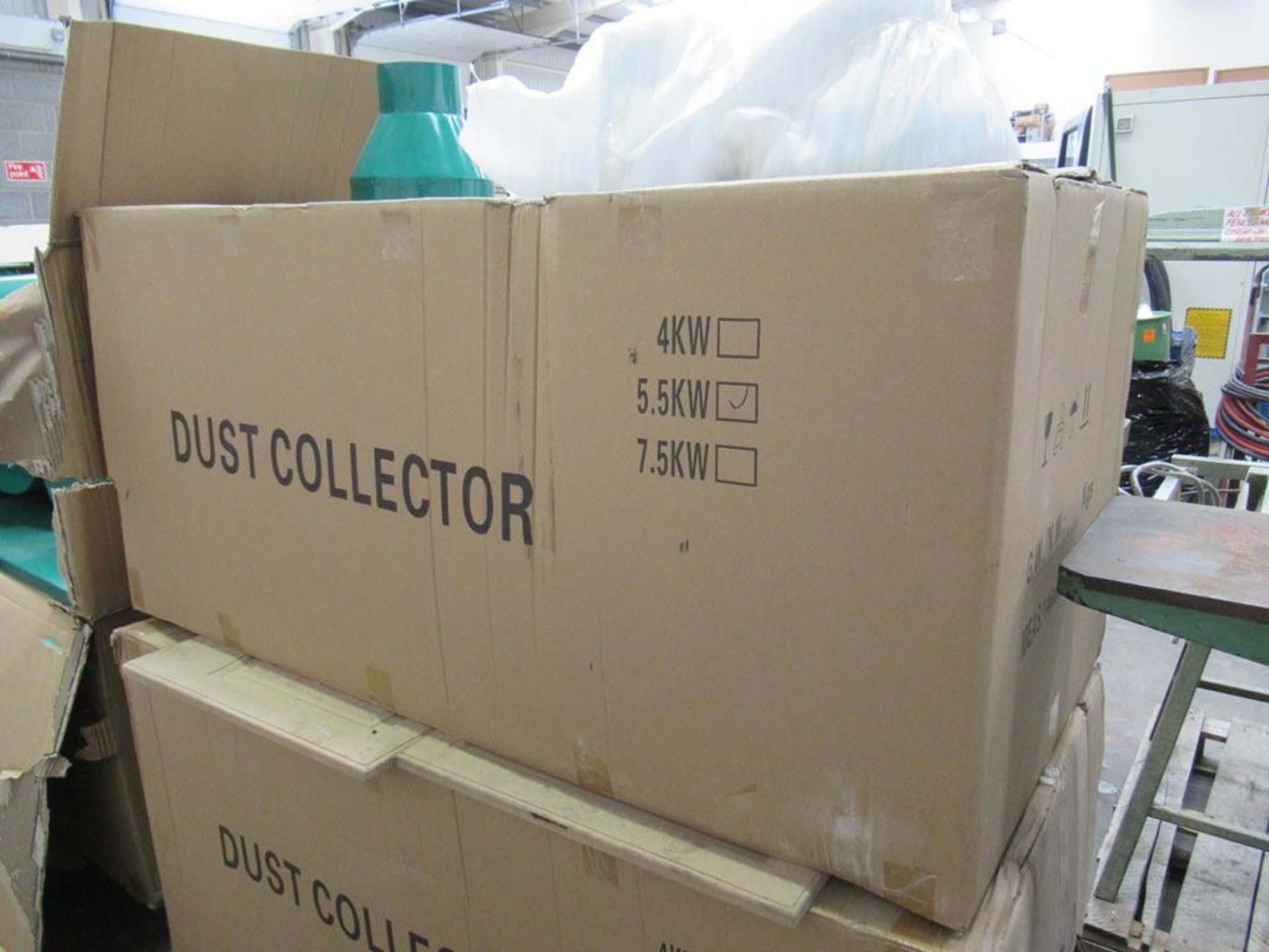 New 7.5hp 2 bag dust unit