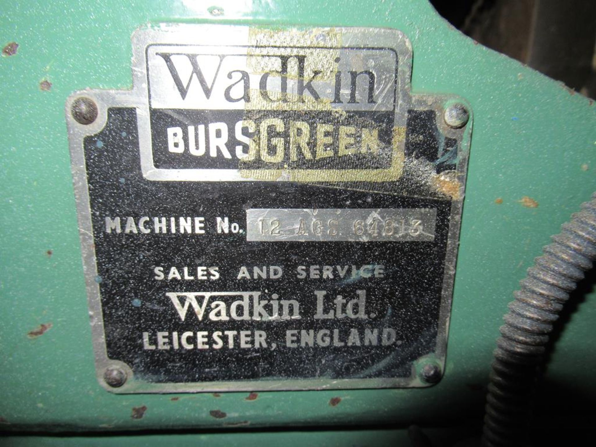 Wadkin Bursgreen 122 AGS with Suva Guard. - Image 4 of 6