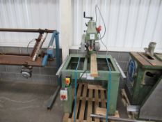 A rolessional radial arm cross cut saw, 415V, 3 phase.