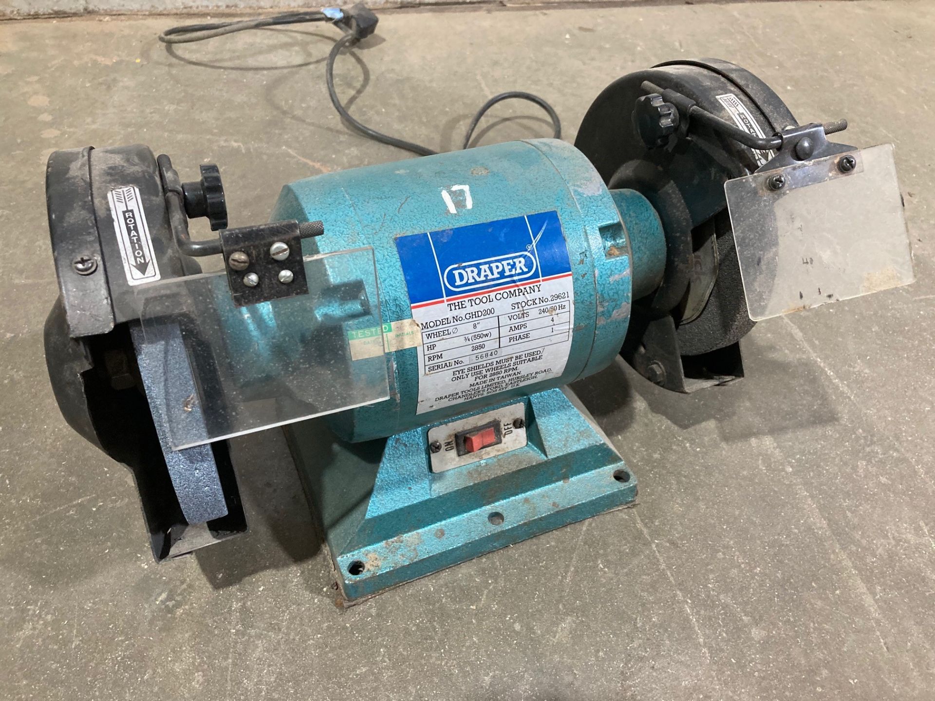 Draper Twin Wheel Bench Grinder