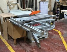 A Sicar Best 1500s sliding table panel saw 1270mmYOM 2003, 375kg, s/n G1000001, 400V, 3 phase, 50Hz