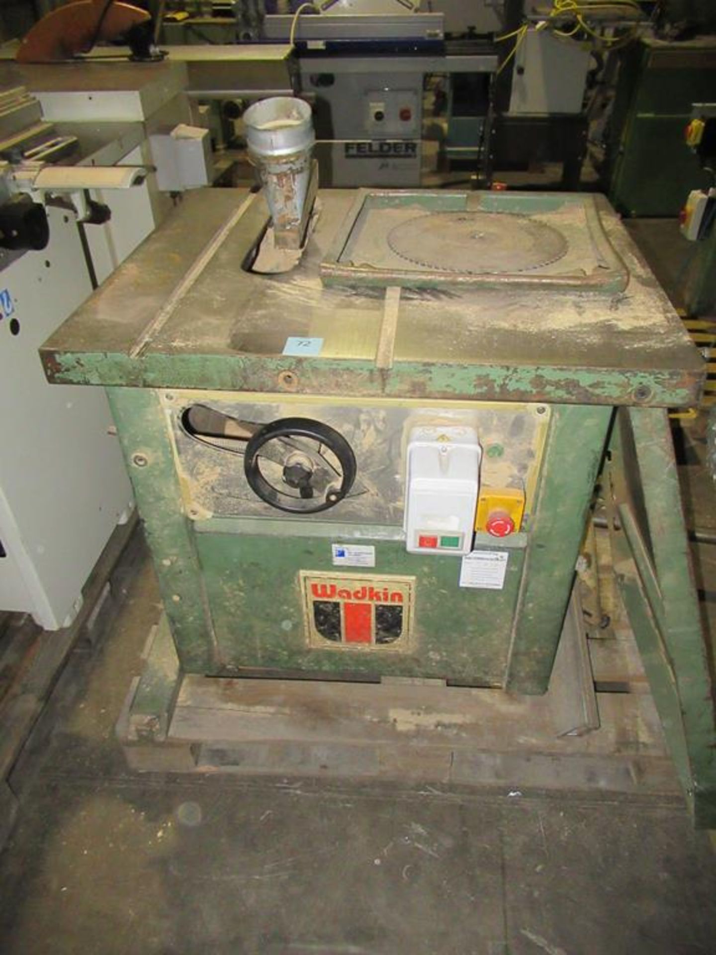 Wadkin AGS 250/300 saw bench.