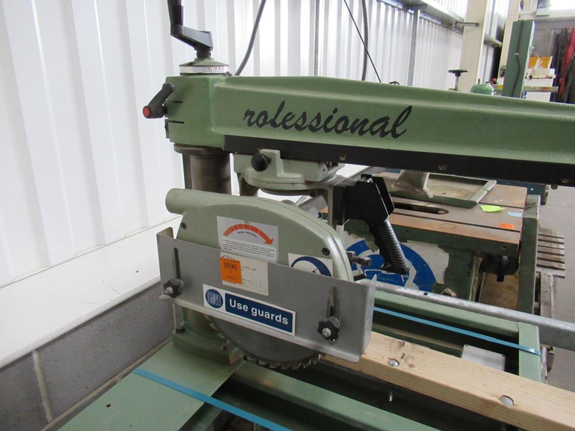 A rolessional radial arm cross cut saw, 415V, 3 phase. - Image 5 of 6