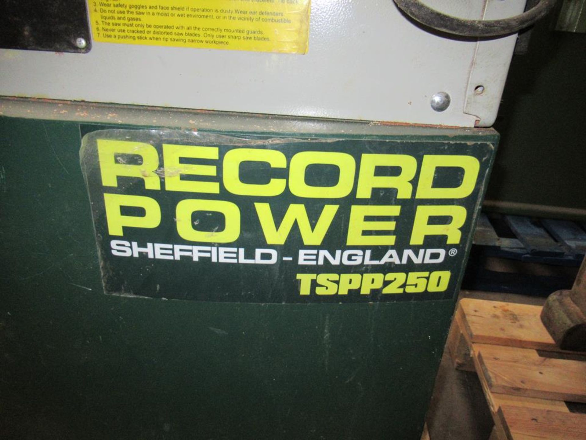 Recor Power TSPP250 table saw, 240V, single phase. - Image 5 of 6