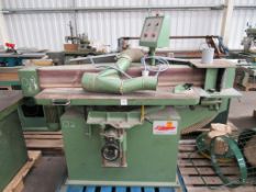 A Volato LBK 200 edge sander, YOM 1994, s/n 1764214, 415V, 3 phase, 50Hz.