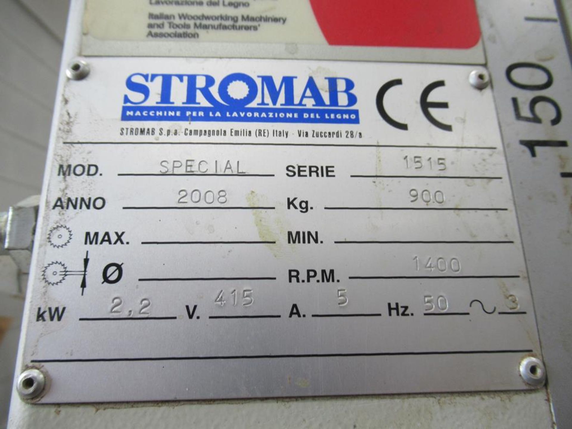 A Stromab STH Special hydraulic Frame Cramp 3 x 2m Capacity YOM 2008, 900kg, 415V, 3 phase, 50Hz - Image 5 of 5