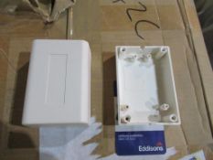 100x White ABS Enclosure Size 147 (Moulding Tool available at Lot 25)