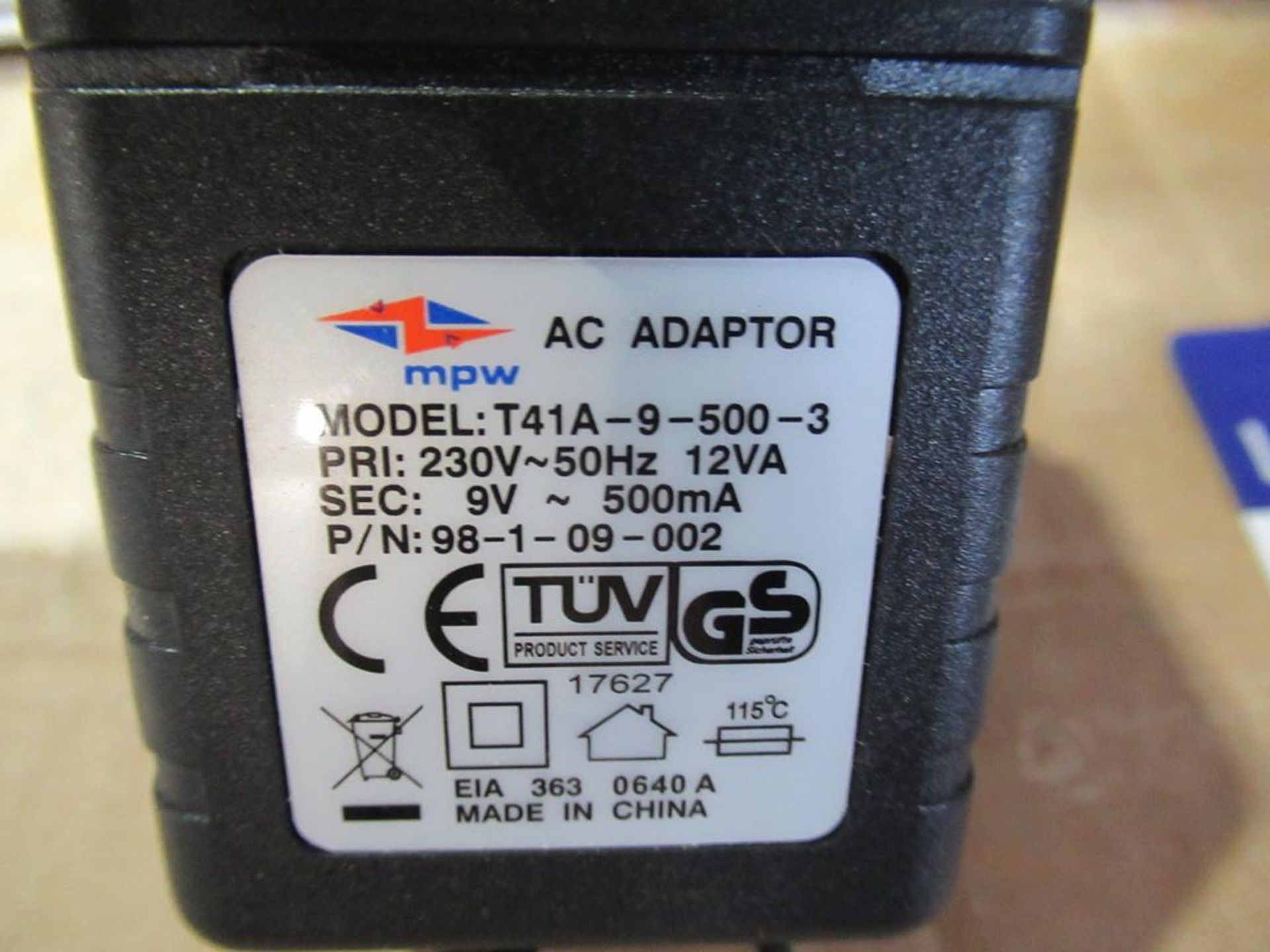 120x UK Linear Plug In Mains Adaptor 9V AC 500mA 2.1x5.5mm DC Powerplug - Image 2 of 4