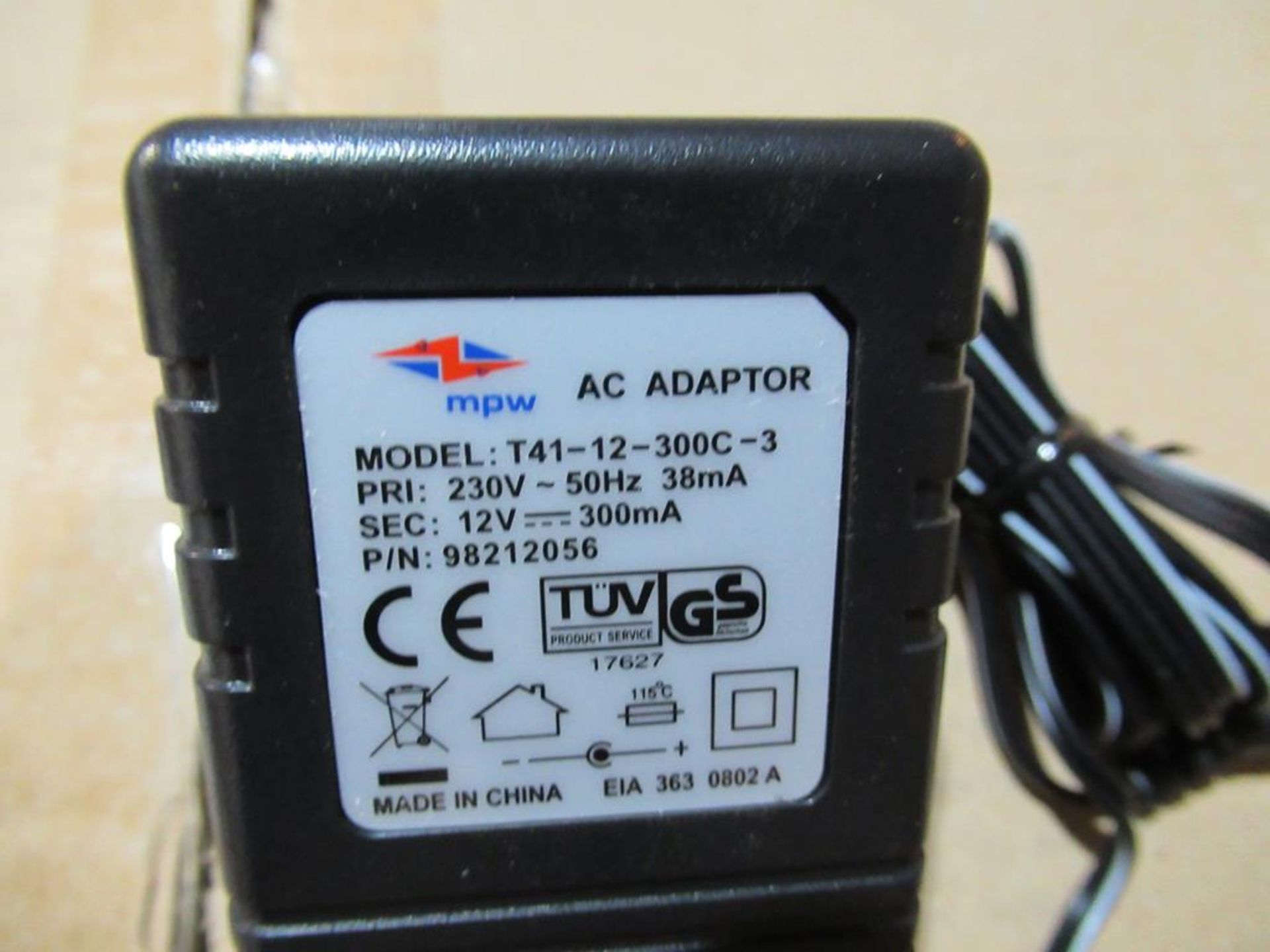 120x Euro Mains Adaptor 12V DC 300mA 2.1x5.5.5mm DC Powerplug - Image 2 of 4