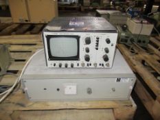 Farnell DT12-5 Oscilloscope and Chase Electrics LTD MN 2050 Power Supply