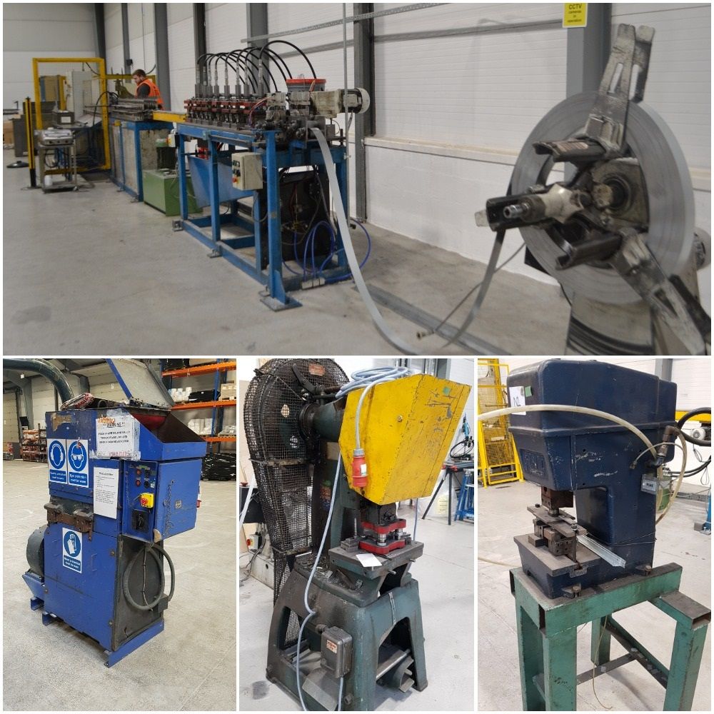 Arletti Roll Forming Line and Surplus Metalworking & Plastics Equipment