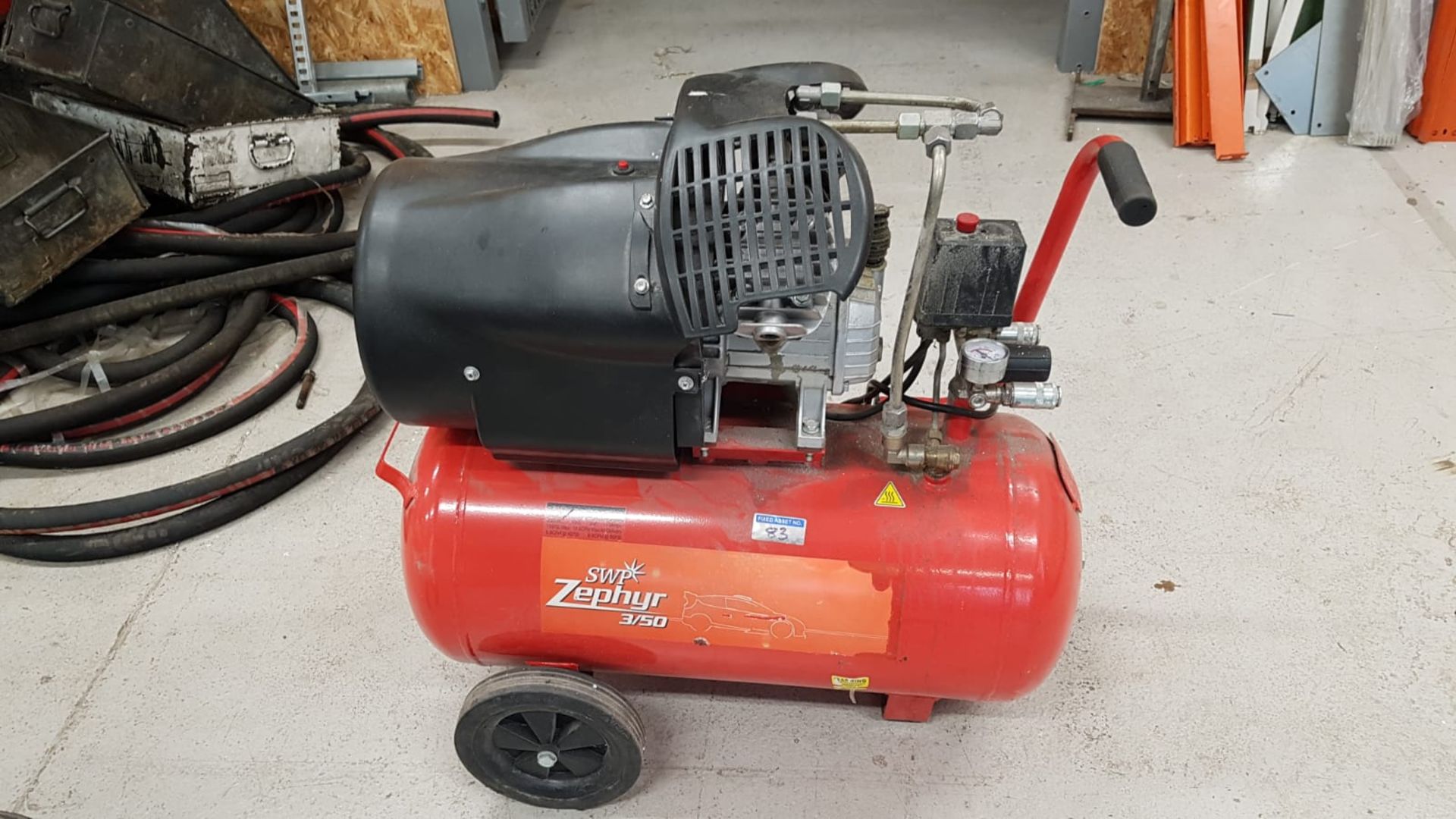 SWP Single Phase Portable Air Compressor - Image 3 of 3