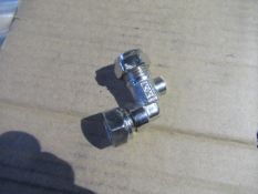 Approx. Quantity 200 15mm x 1/2“ Chrome Bent Isolating Valve