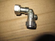 Quantity of Chrome Bent Service Valve 15mm x 1/2 “