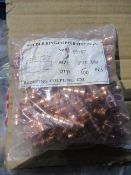 Approx. 800 Solder Ring Copper Fitting Reducing Coupler 8mm x 10mm