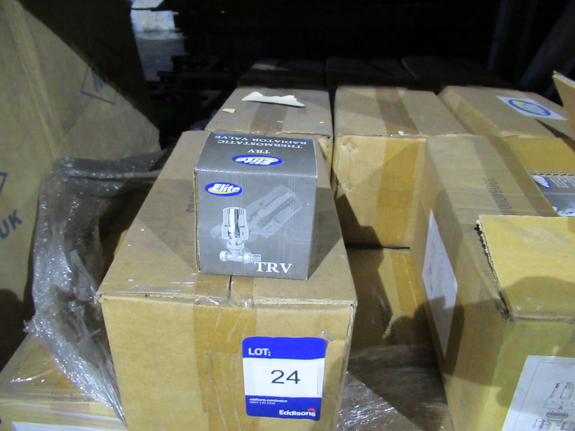 Approx. 44 Boxes x Qty 20 Straight Chrome Thermostatic Radiator Valves (Approx. 880 (TRV) Valves) - Image 3 of 3