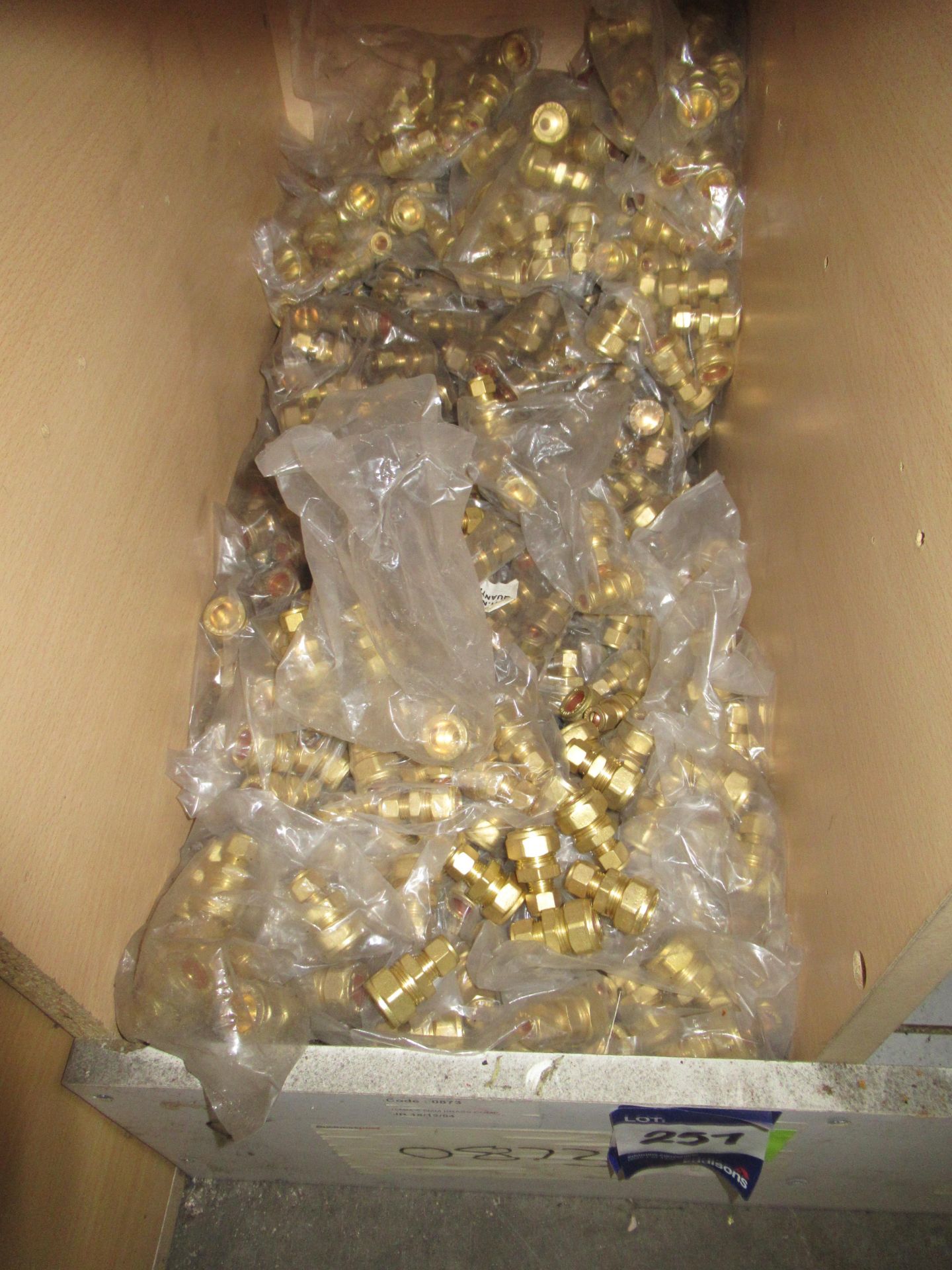 Approx. 500 Brass Compression Reducer 15mm x 8mm - Image 2 of 2