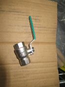Approx. Quantity 120 1/2 inch FxF Green Lever Valve