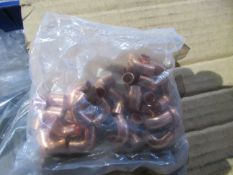 Approx. 750 Endfeed Copper Fitting 90˚ Elbow 8mm
