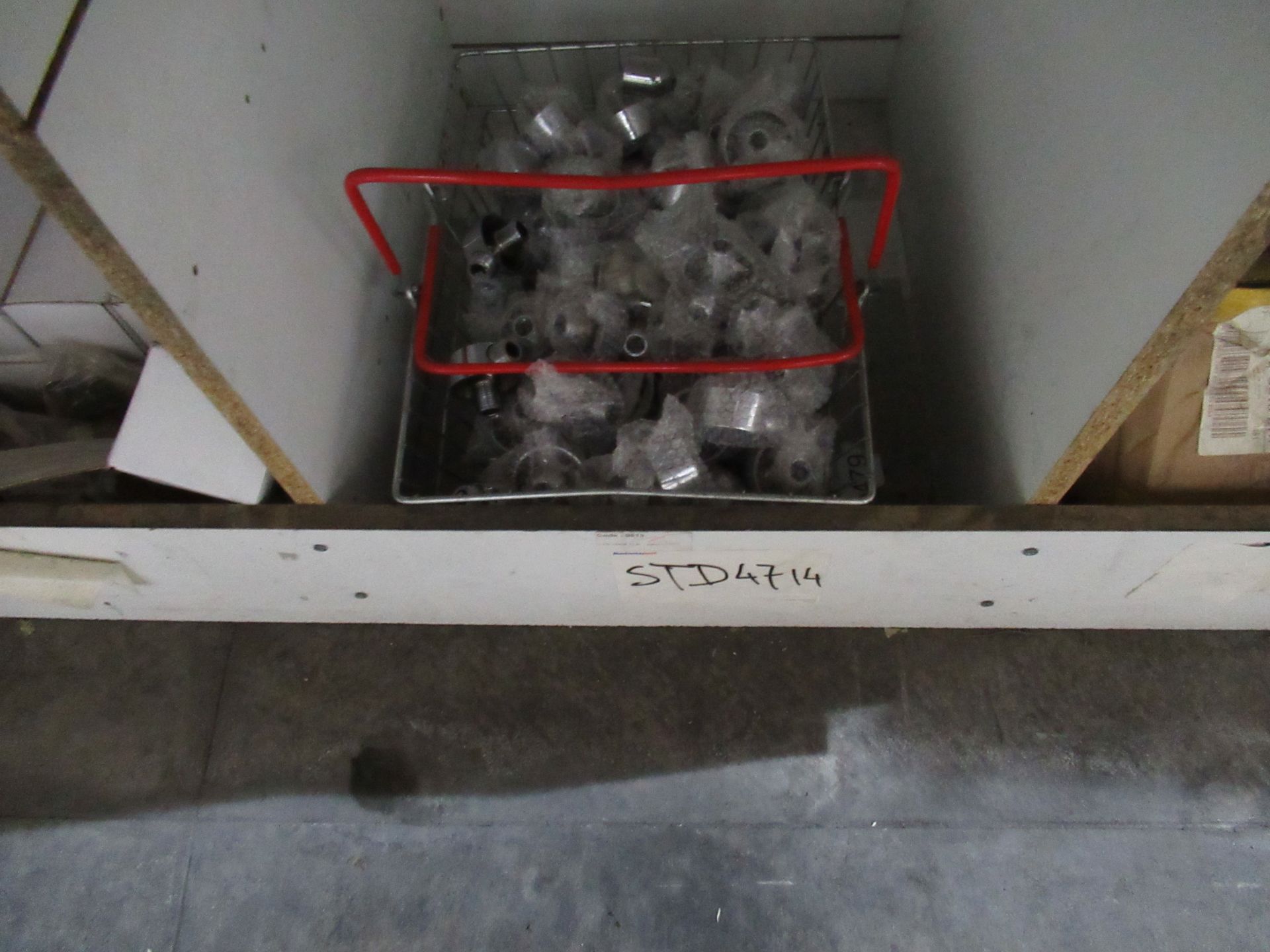 Contents to Wood Storage Unit to include Various Plumbing Fittings including Auto Flushing Syphon - Image 4 of 4
