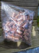 Approx. 2000 Solder Ring Copper Fitting Coupling 10mm