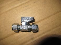 Approx. Quantity 600 8mm Chrome Gas Valve with Handle
