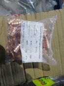 Approx. 10000 Solder Ring Copper Fitting Coupler 10mm