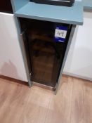 Caple integrated dual zone glazed wine cooler unit