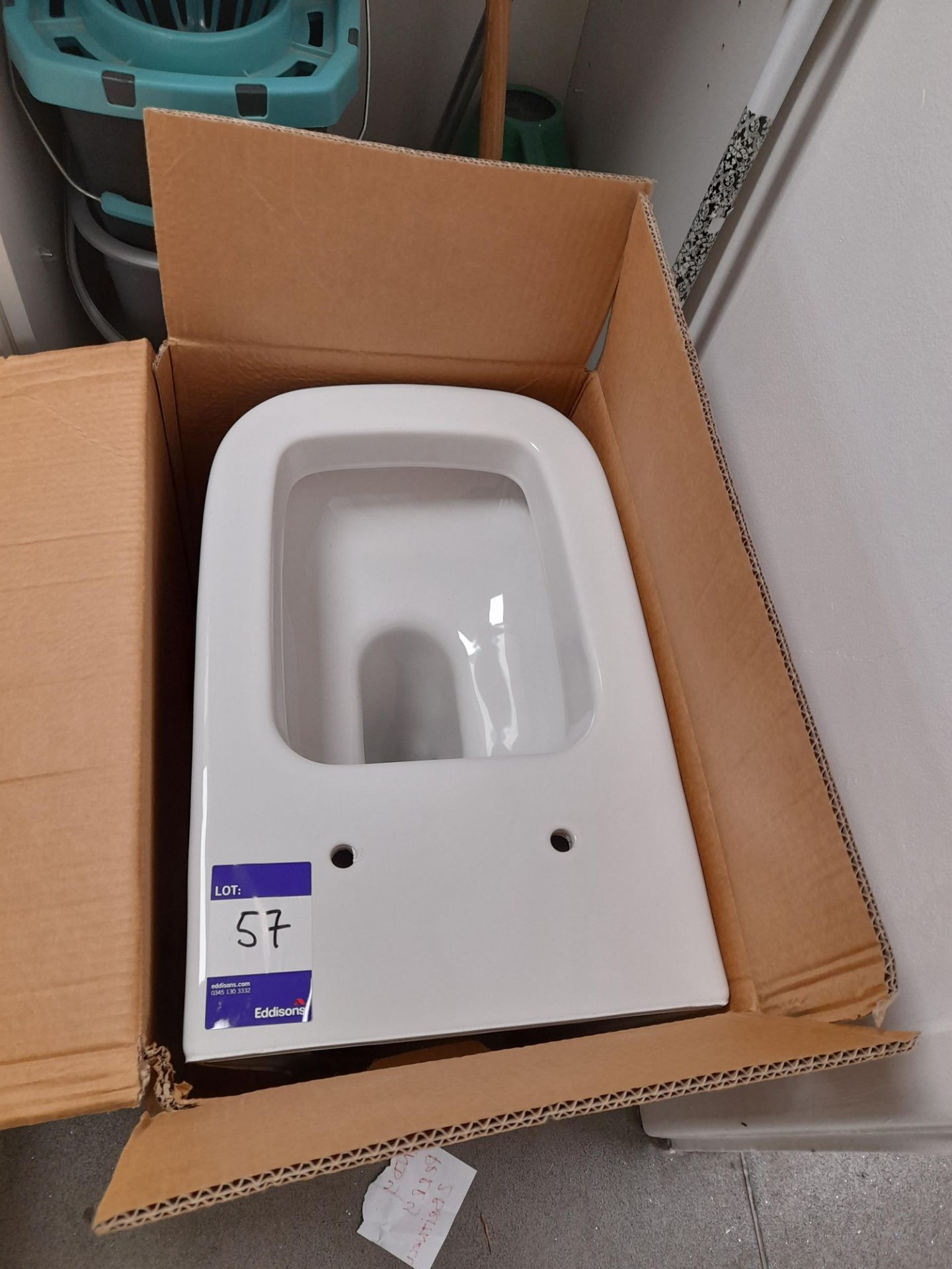 S50 WC pan, white