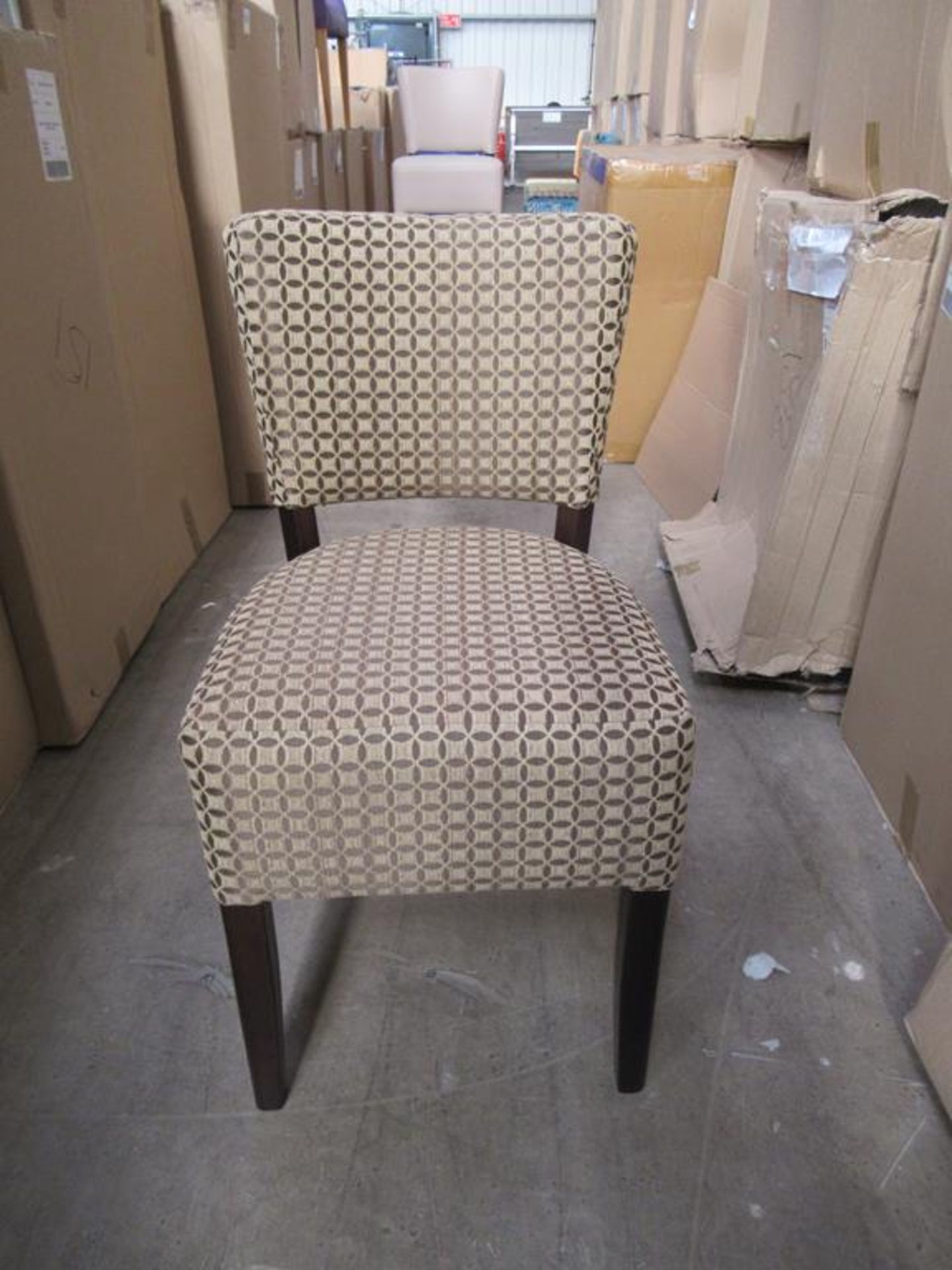 2 x Memphis Sunbury Mayfair chamomile side chairs