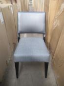 4 x Reuben Kobe spring grey side chairs